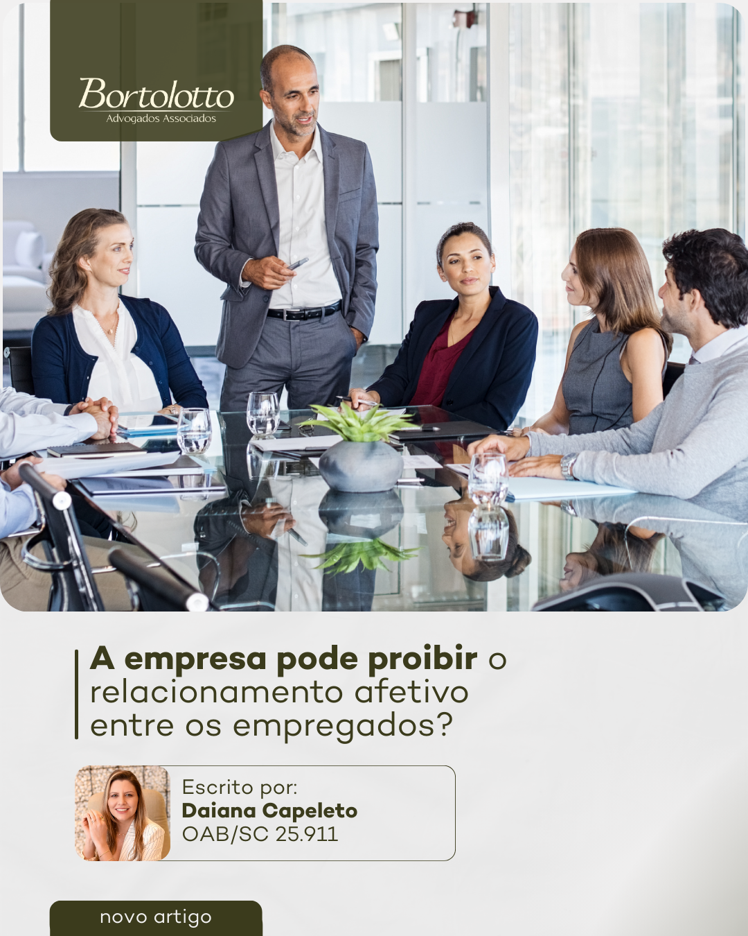 A empresa pode proibir o relacionamento afetivo entre os empregados?